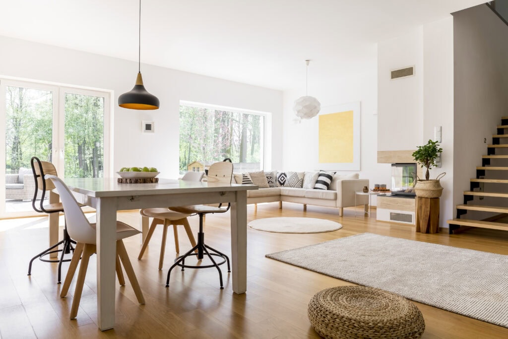 open-concept living